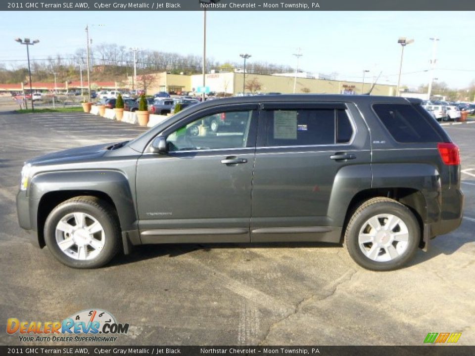 2011 GMC Terrain SLE AWD Cyber Gray Metallic / Jet Black Photo #6
