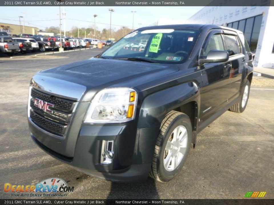 2011 GMC Terrain SLE AWD Cyber Gray Metallic / Jet Black Photo #7