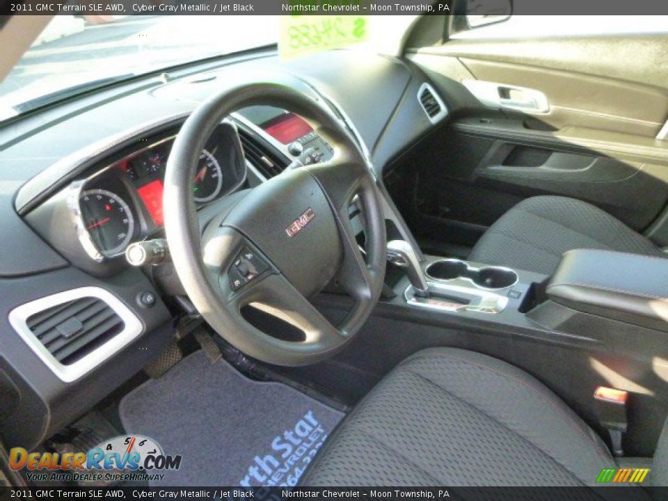 2011 GMC Terrain SLE AWD Cyber Gray Metallic / Jet Black Photo #15