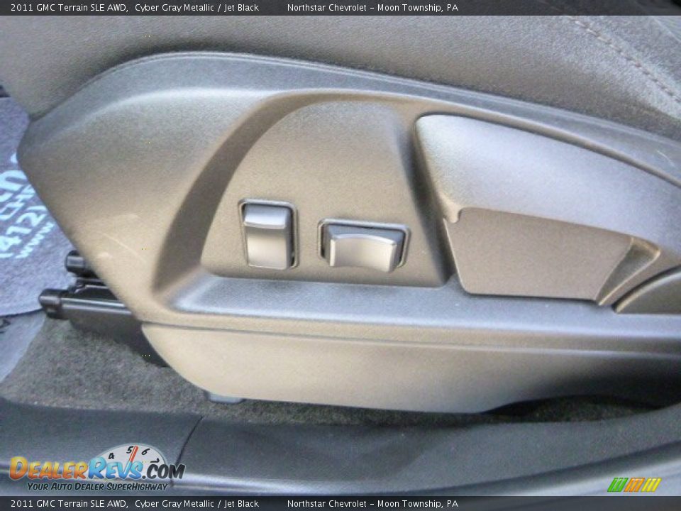 2011 GMC Terrain SLE AWD Cyber Gray Metallic / Jet Black Photo #16