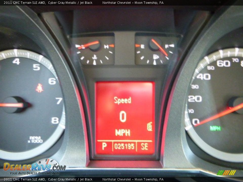 2011 GMC Terrain SLE AWD Cyber Gray Metallic / Jet Black Photo #20