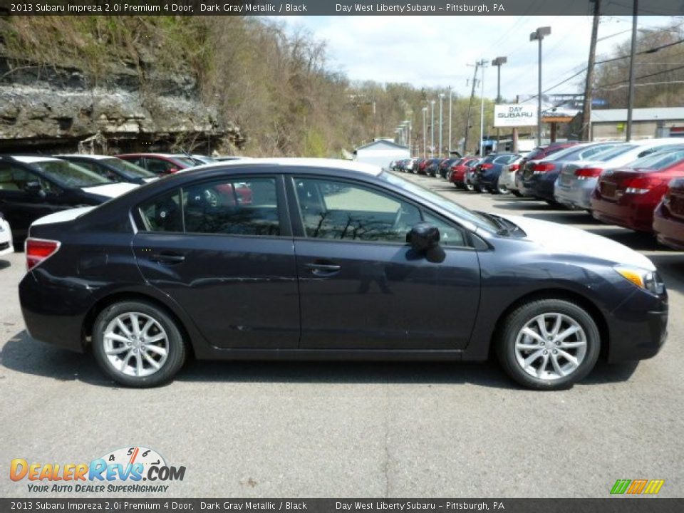 2013 Subaru Impreza 2.0i Premium 4 Door Dark Gray Metallic / Black Photo #5