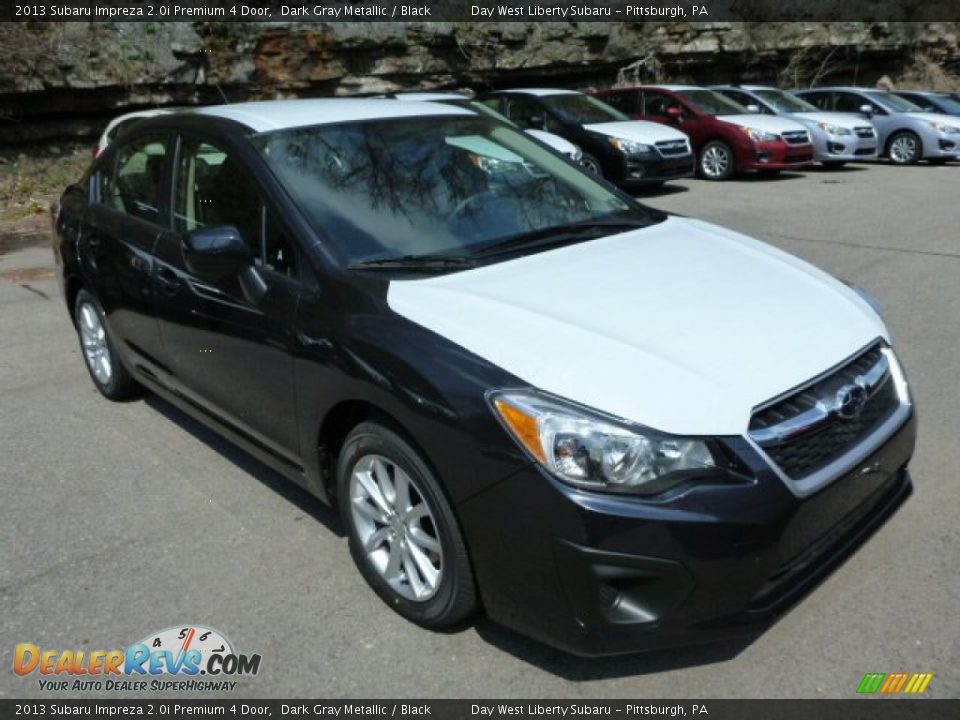 2013 Subaru Impreza 2.0i Premium 4 Door Dark Gray Metallic / Black Photo #6