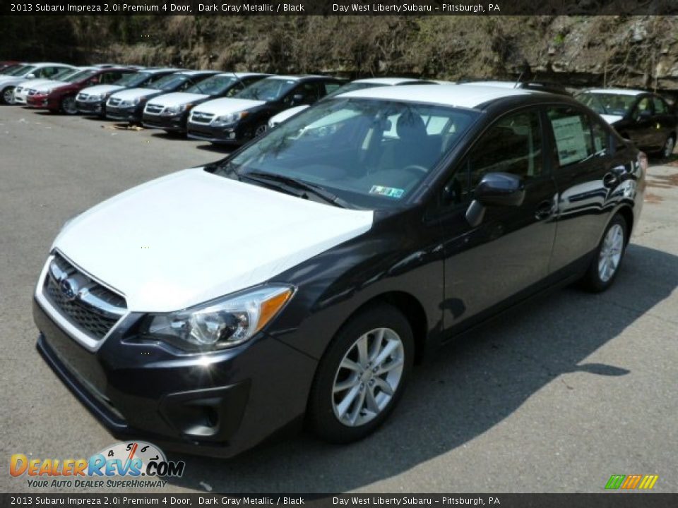 2013 Subaru Impreza 2.0i Premium 4 Door Dark Gray Metallic / Black Photo #8