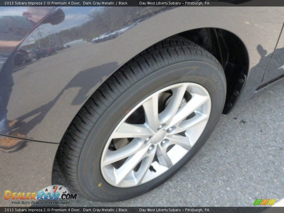 2013 Subaru Impreza 2.0i Premium 4 Door Dark Gray Metallic / Black Photo #9
