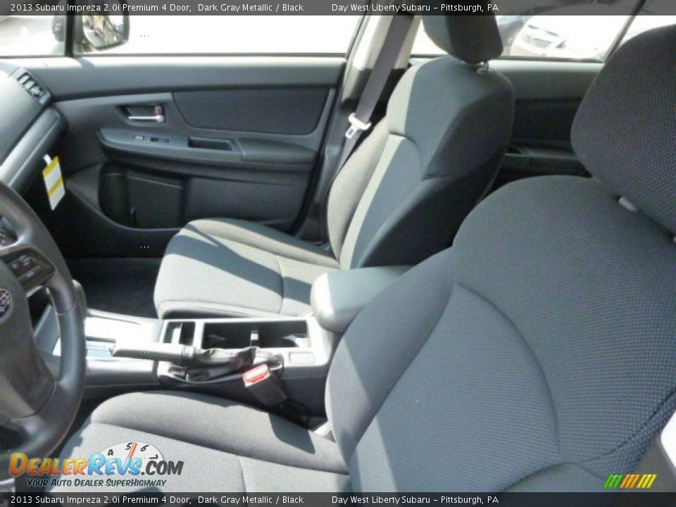 2013 Subaru Impreza 2.0i Premium 4 Door Dark Gray Metallic / Black Photo #10