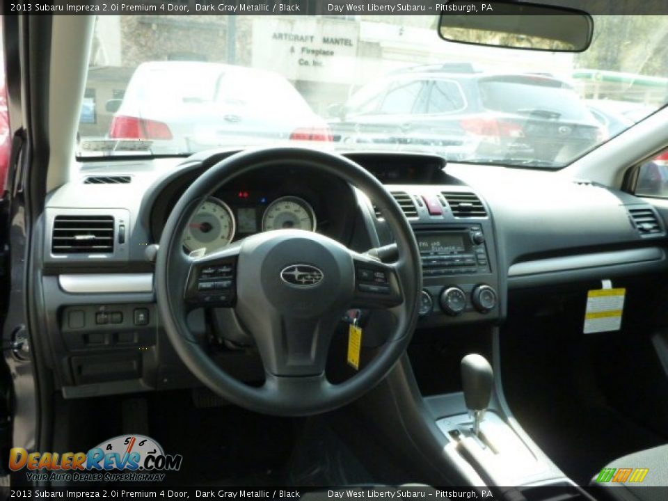 2013 Subaru Impreza 2.0i Premium 4 Door Dark Gray Metallic / Black Photo #12