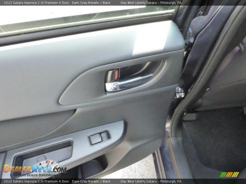 2013 Subaru Impreza 2.0i Premium 4 Door Dark Gray Metallic / Black Photo #13