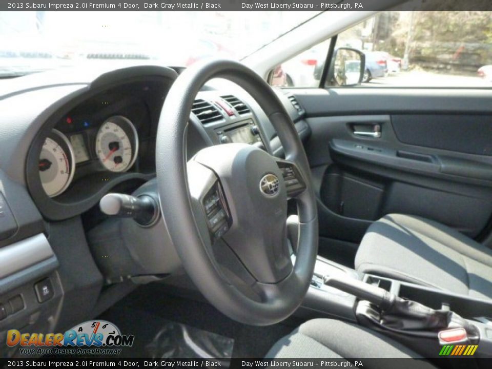 2013 Subaru Impreza 2.0i Premium 4 Door Dark Gray Metallic / Black Photo #15