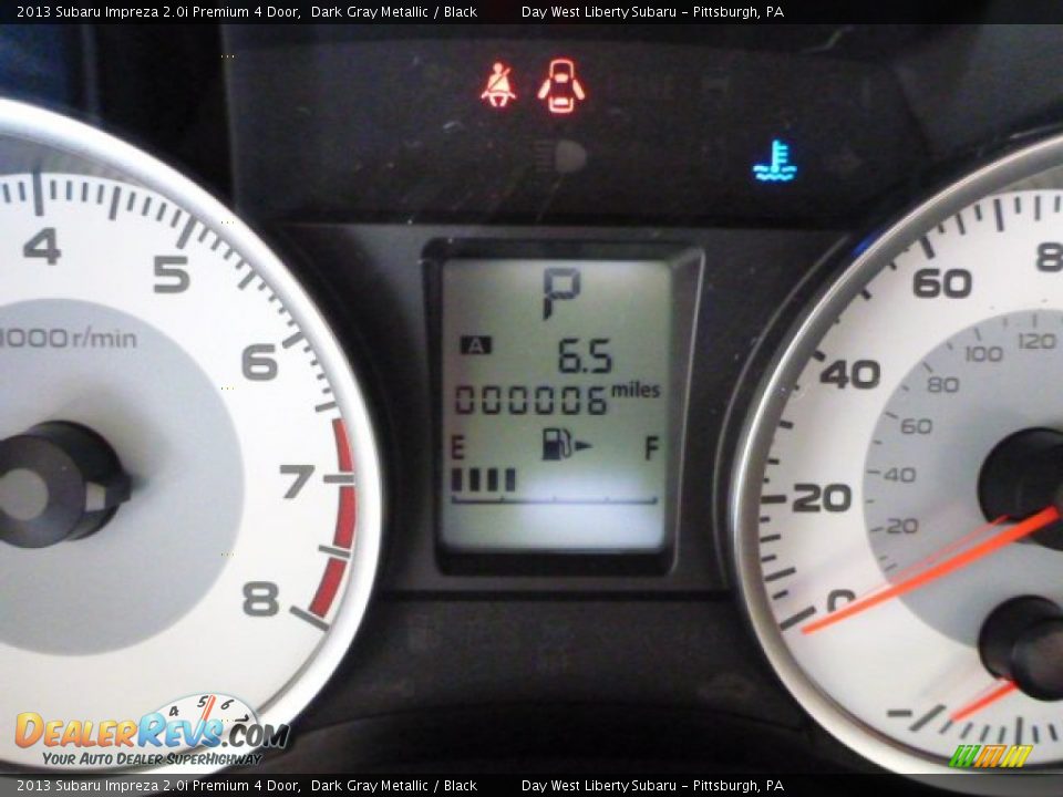 2013 Subaru Impreza 2.0i Premium 4 Door Dark Gray Metallic / Black Photo #20