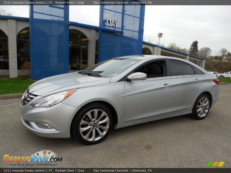 2011 Hyundai Sonata Limited 2.0T Radiant Silver / Gray Photo #1
