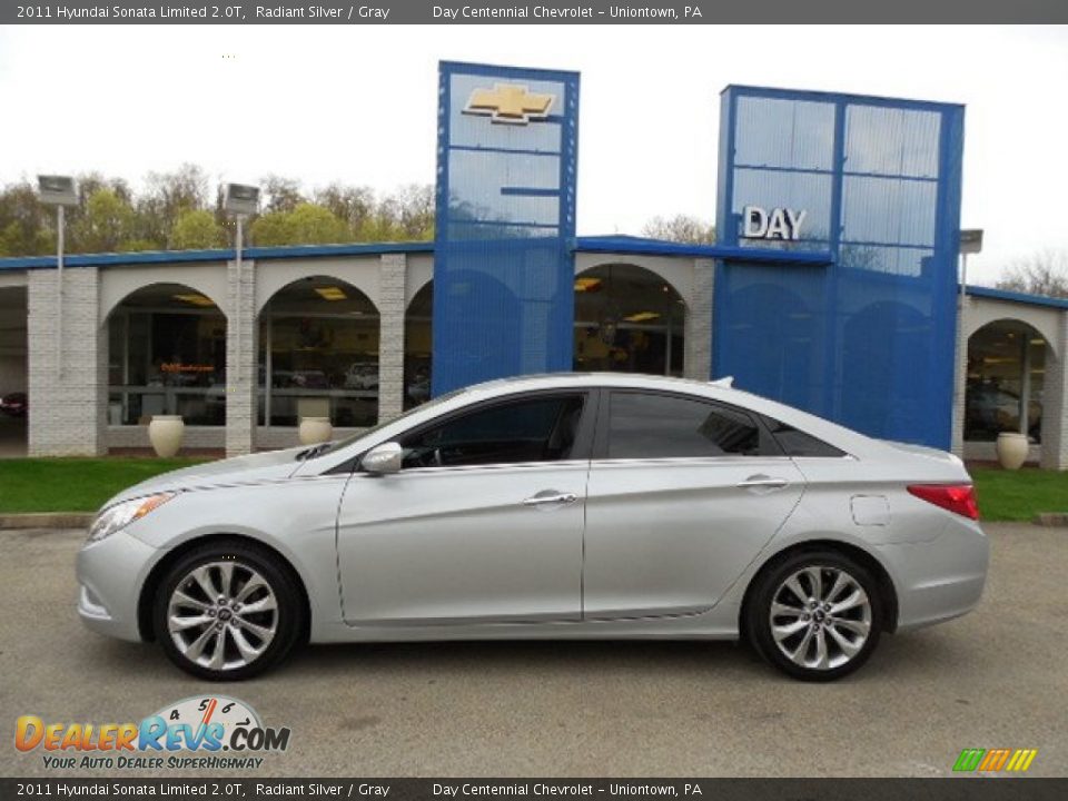 2011 Hyundai Sonata Limited 2.0T Radiant Silver / Gray Photo #2