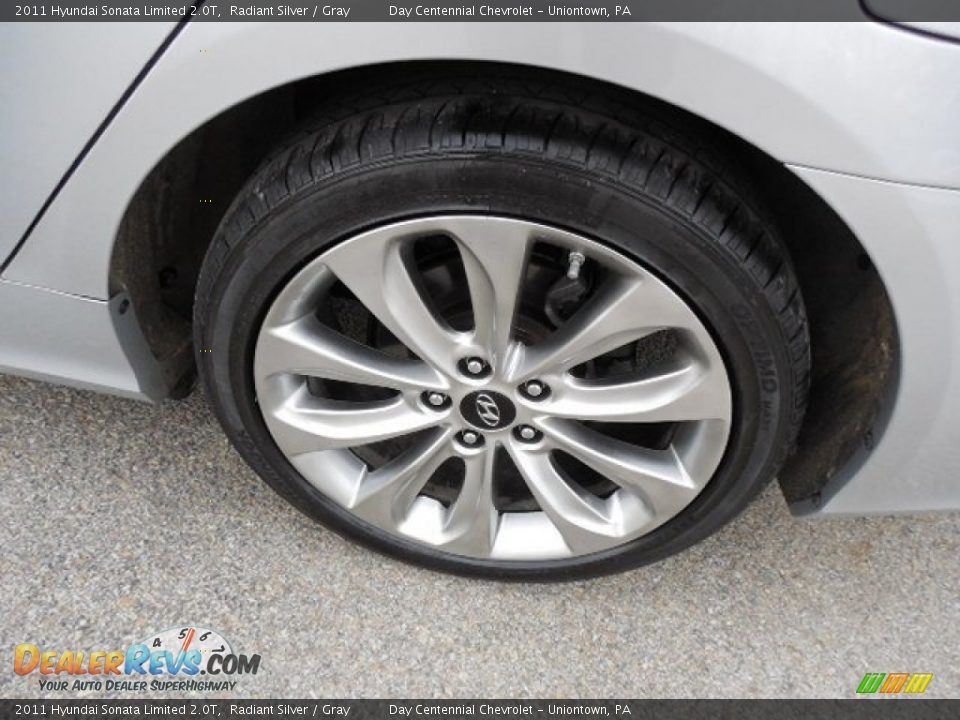2011 Hyundai Sonata Limited 2.0T Radiant Silver / Gray Photo #3