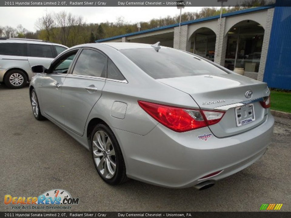 2011 Hyundai Sonata Limited 2.0T Radiant Silver / Gray Photo #4
