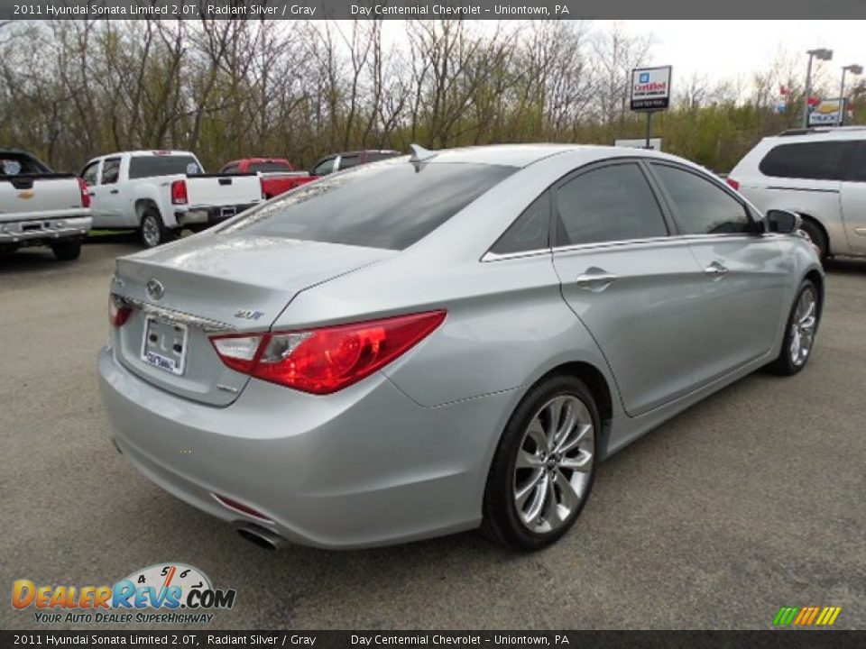 2011 Hyundai Sonata Limited 2.0T Radiant Silver / Gray Photo #6