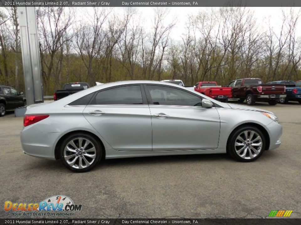 2011 Hyundai Sonata Limited 2.0T Radiant Silver / Gray Photo #7