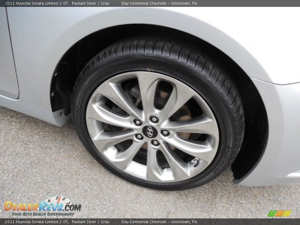 2011 Hyundai Sonata Limited 2.0T Radiant Silver / Gray Photo #8