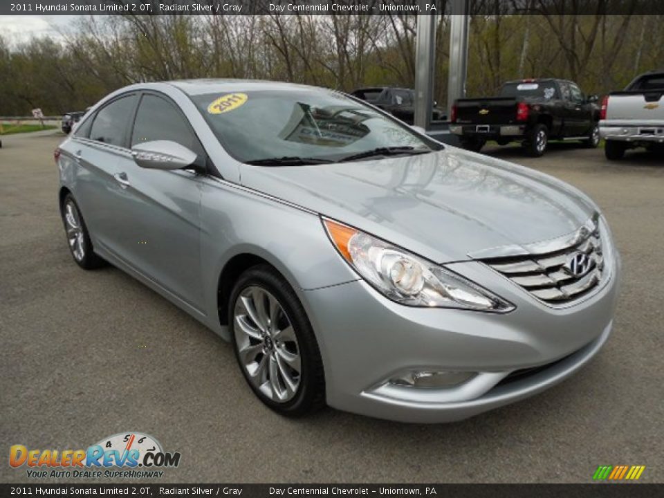 2011 Hyundai Sonata Limited 2.0T Radiant Silver / Gray Photo #9