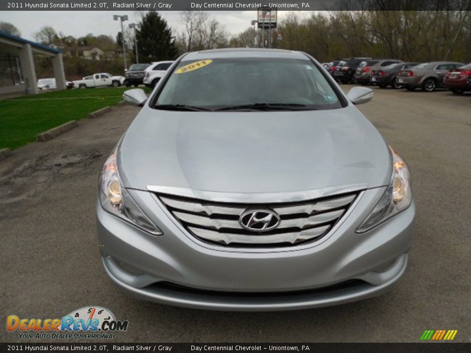 2011 Hyundai Sonata Limited 2.0T Radiant Silver / Gray Photo #10