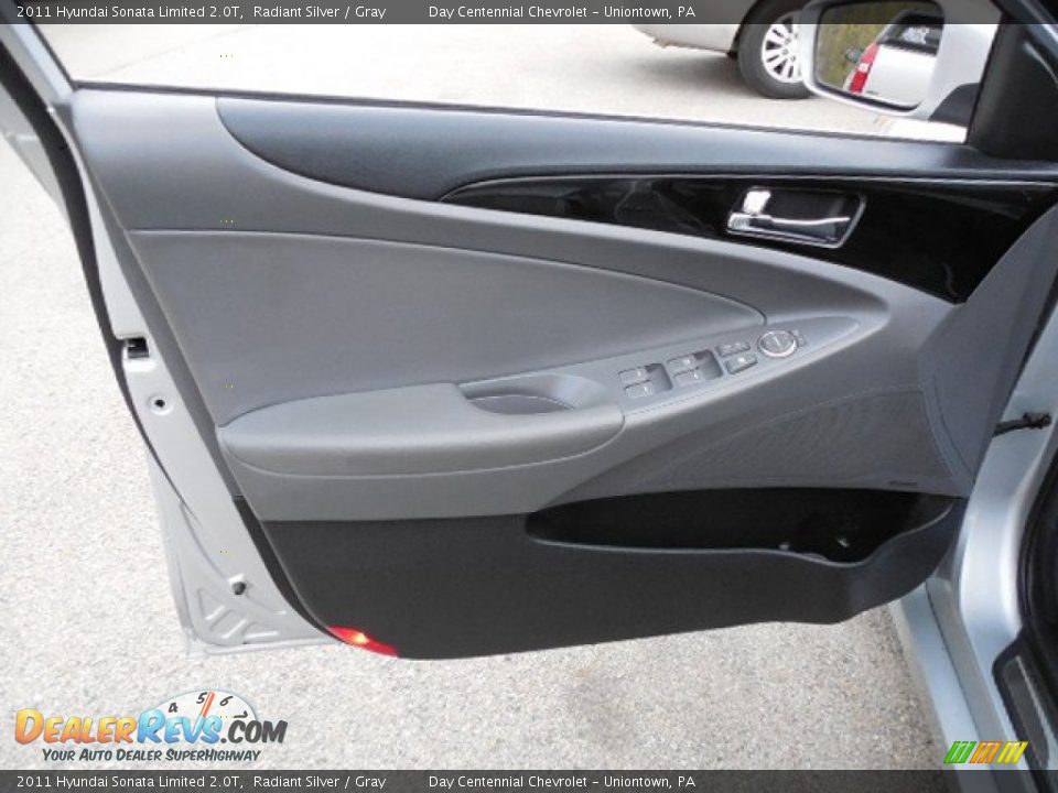 2011 Hyundai Sonata Limited 2.0T Radiant Silver / Gray Photo #11