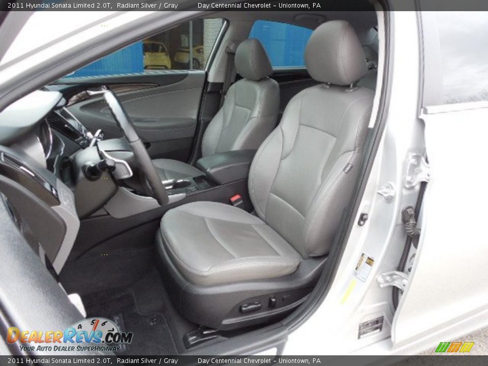 2011 Hyundai Sonata Limited 2.0T Radiant Silver / Gray Photo #13