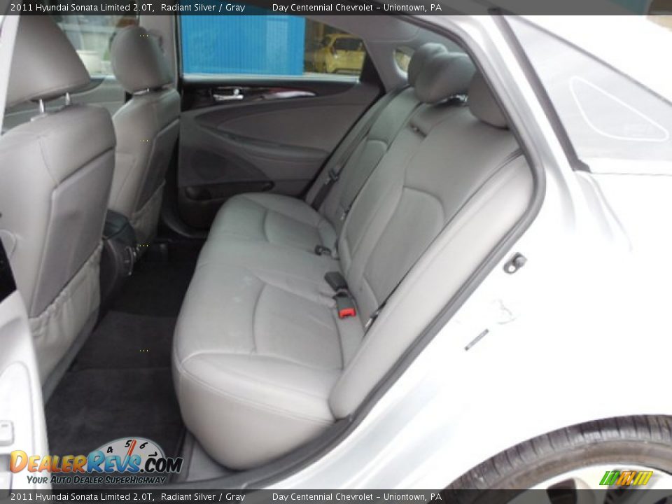 2011 Hyundai Sonata Limited 2.0T Radiant Silver / Gray Photo #14