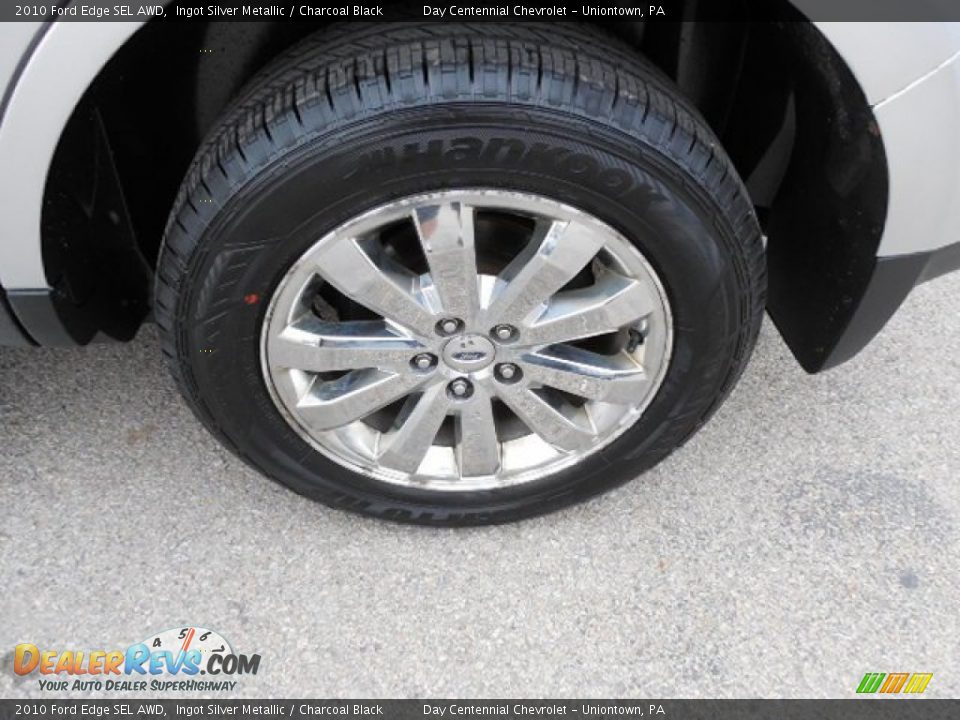 2010 Ford Edge SEL AWD Ingot Silver Metallic / Charcoal Black Photo #3