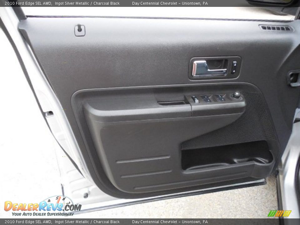 2010 Ford Edge SEL AWD Ingot Silver Metallic / Charcoal Black Photo #11