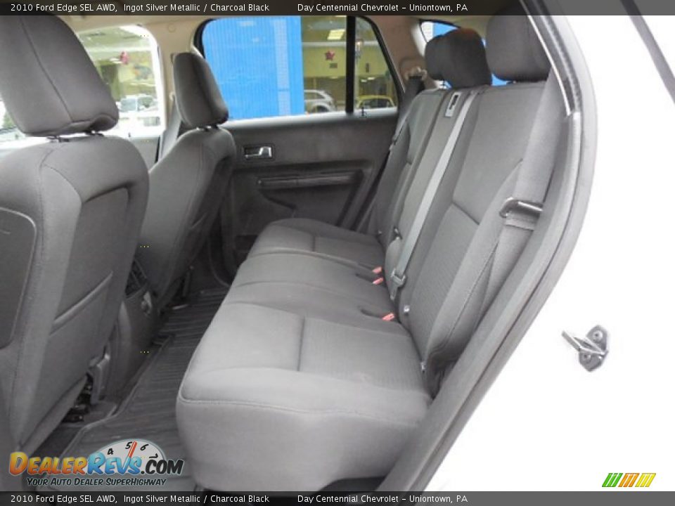 2010 Ford Edge SEL AWD Ingot Silver Metallic / Charcoal Black Photo #13