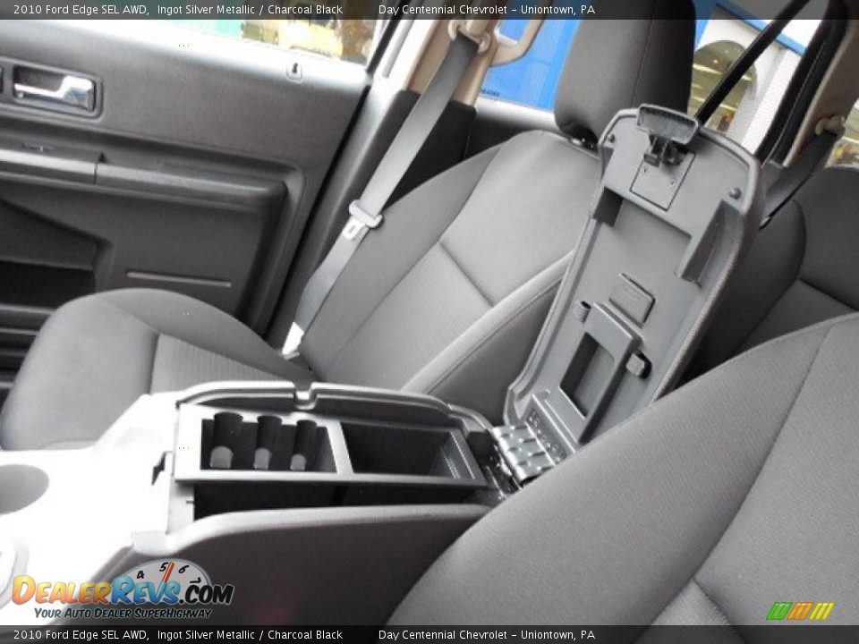 2010 Ford Edge SEL AWD Ingot Silver Metallic / Charcoal Black Photo #17