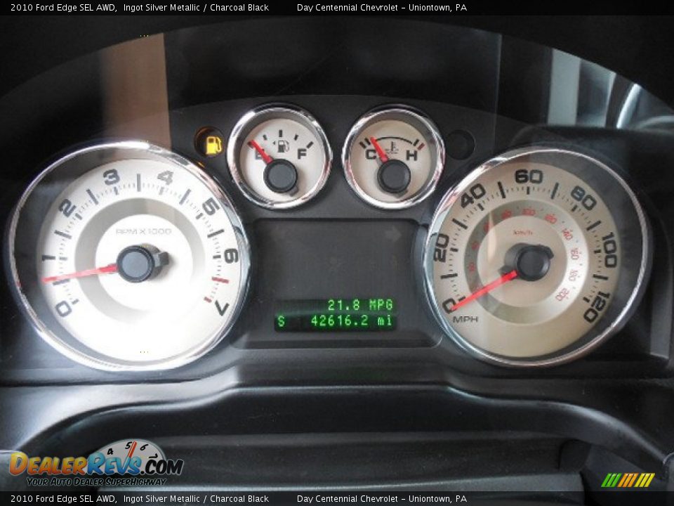 2010 Ford Edge SEL AWD Ingot Silver Metallic / Charcoal Black Photo #20