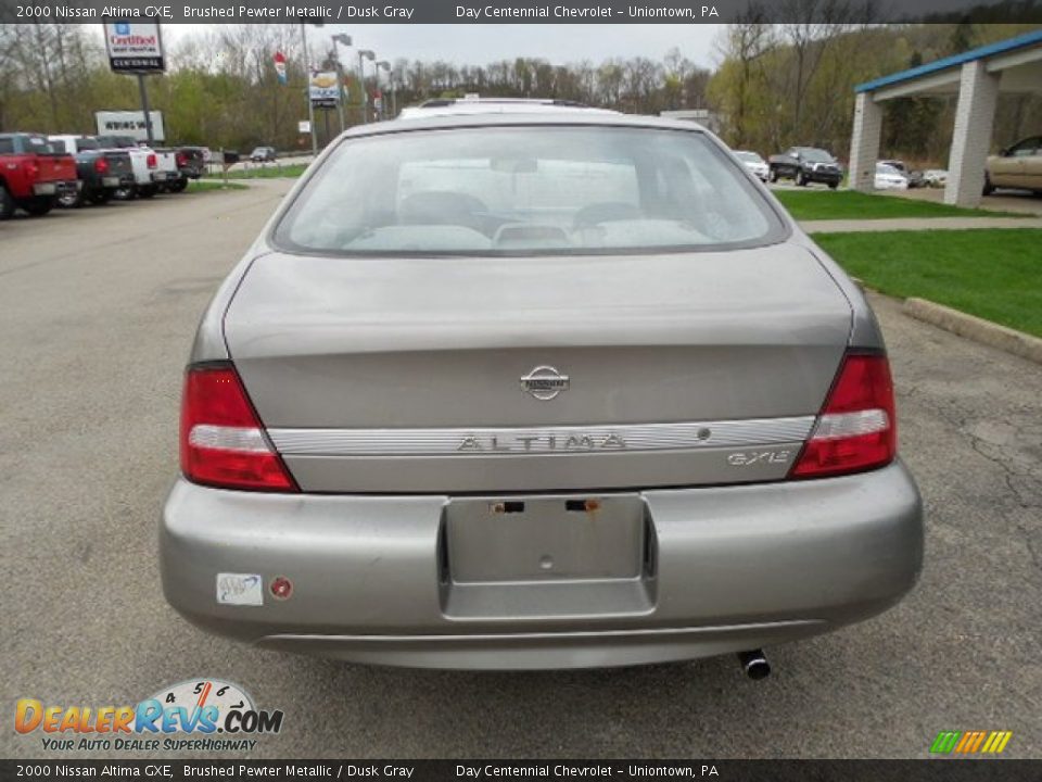 2000 Nissan Altima GXE Brushed Pewter Metallic / Dusk Gray Photo #4