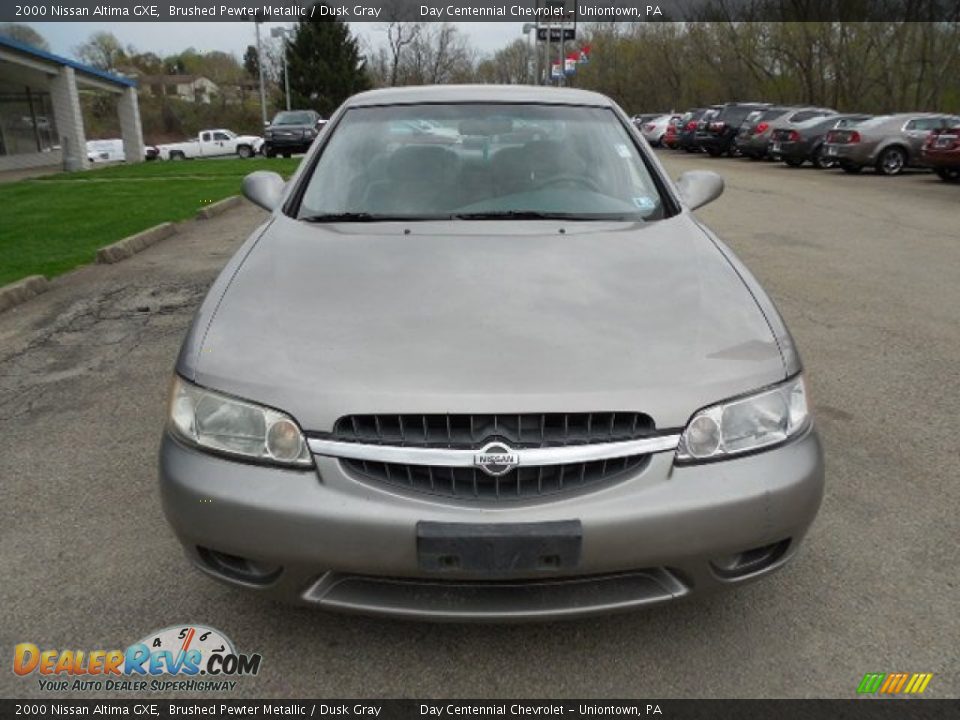 2000 Nissan Altima GXE Brushed Pewter Metallic / Dusk Gray Photo #9