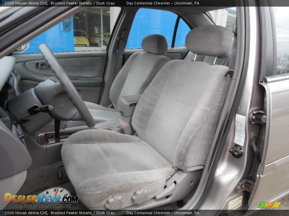 2000 Nissan Altima GXE Brushed Pewter Metallic / Dusk Gray Photo #11