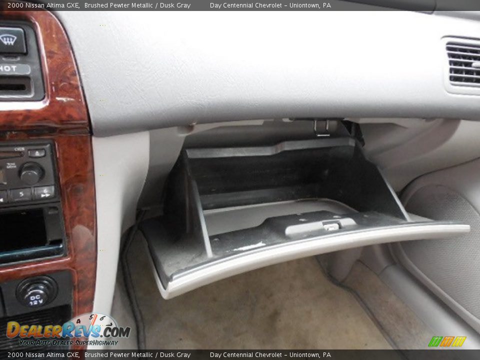 2000 Nissan Altima GXE Brushed Pewter Metallic / Dusk Gray Photo #18