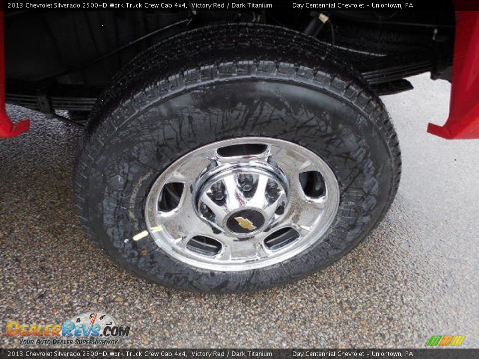 2013 Chevrolet Silverado 2500HD Work Truck Crew Cab 4x4 Victory Red / Dark Titanium Photo #3