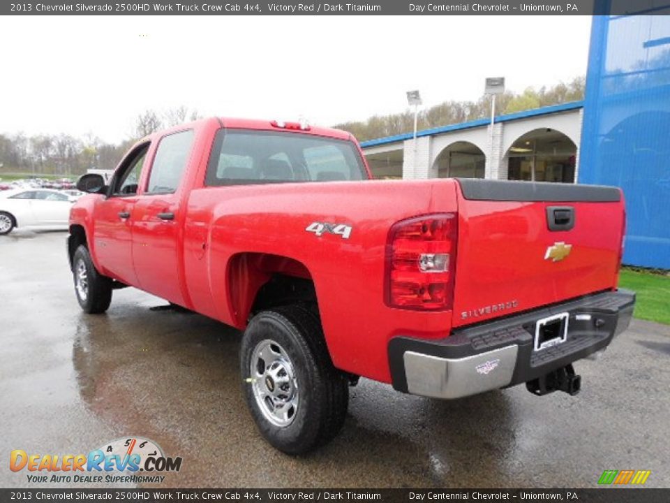2013 Chevrolet Silverado 2500HD Work Truck Crew Cab 4x4 Victory Red / Dark Titanium Photo #4
