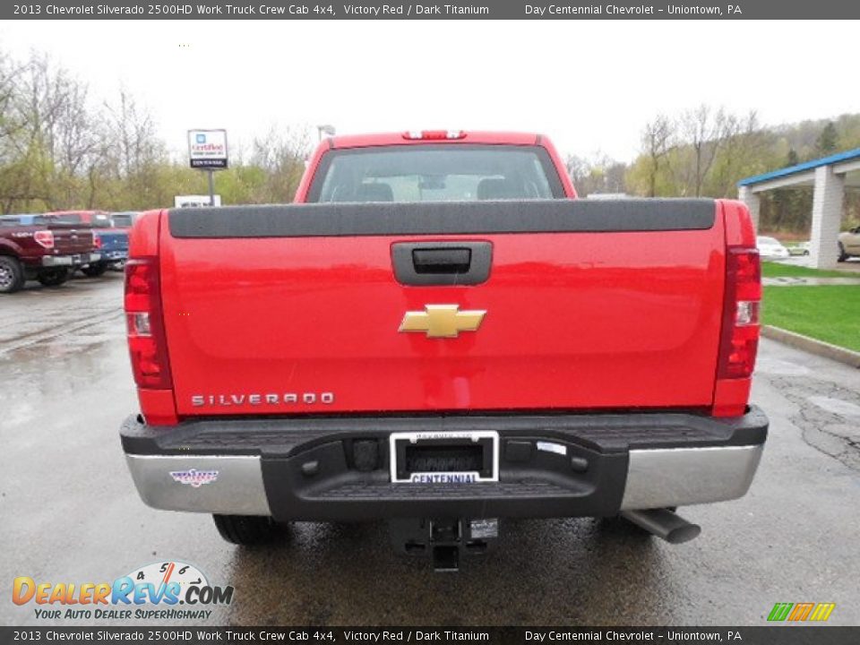 2013 Chevrolet Silverado 2500HD Work Truck Crew Cab 4x4 Victory Red / Dark Titanium Photo #5