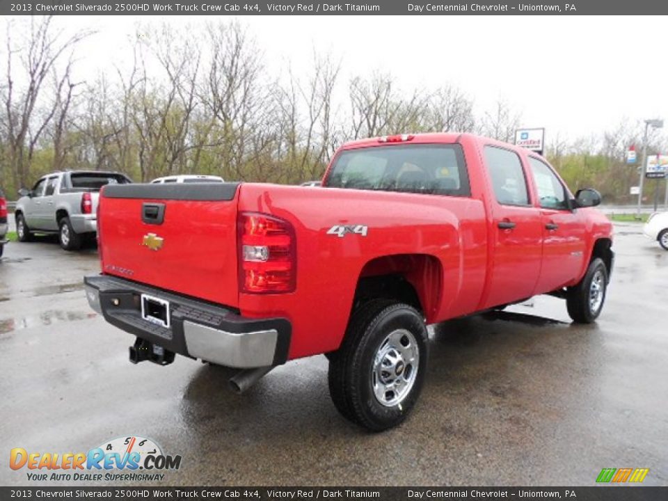 2013 Chevrolet Silverado 2500HD Work Truck Crew Cab 4x4 Victory Red / Dark Titanium Photo #6
