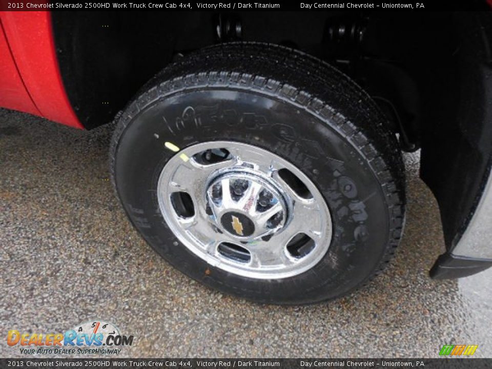 2013 Chevrolet Silverado 2500HD Work Truck Crew Cab 4x4 Victory Red / Dark Titanium Photo #8