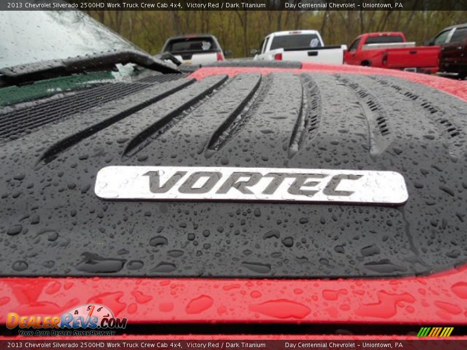 2013 Chevrolet Silverado 2500HD Work Truck Crew Cab 4x4 Victory Red / Dark Titanium Photo #9