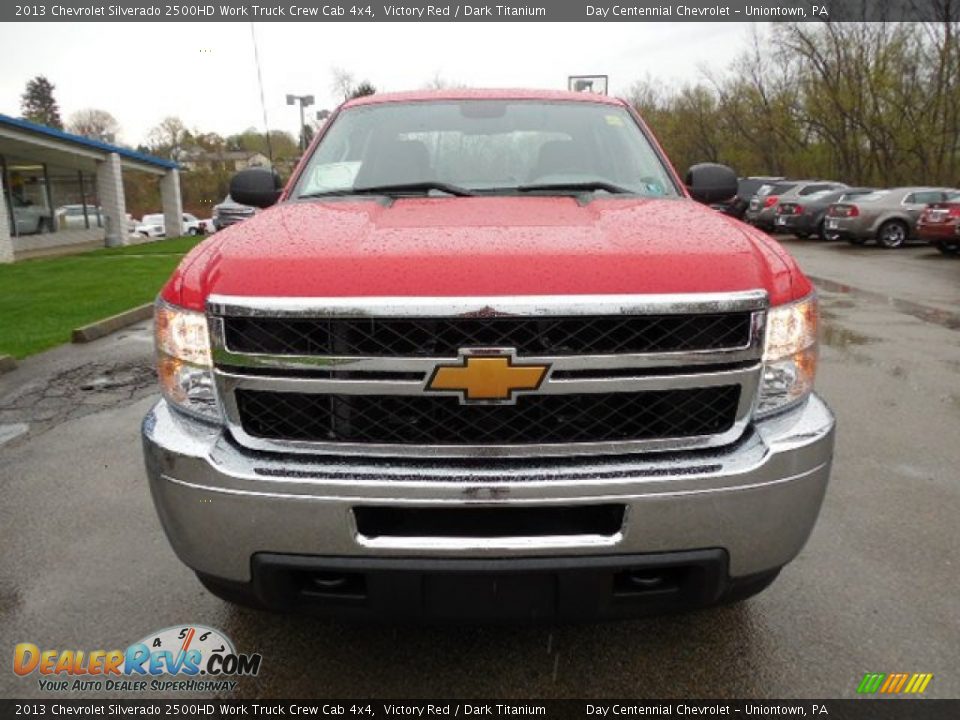 2013 Chevrolet Silverado 2500HD Work Truck Crew Cab 4x4 Victory Red / Dark Titanium Photo #11