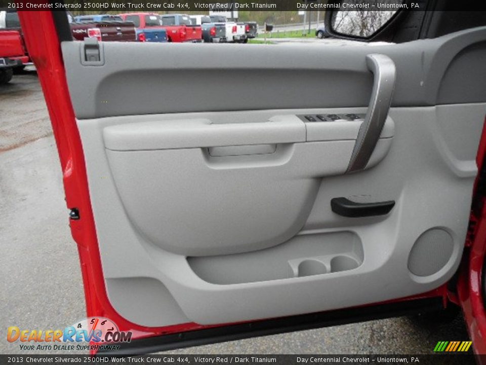 2013 Chevrolet Silverado 2500HD Work Truck Crew Cab 4x4 Victory Red / Dark Titanium Photo #12
