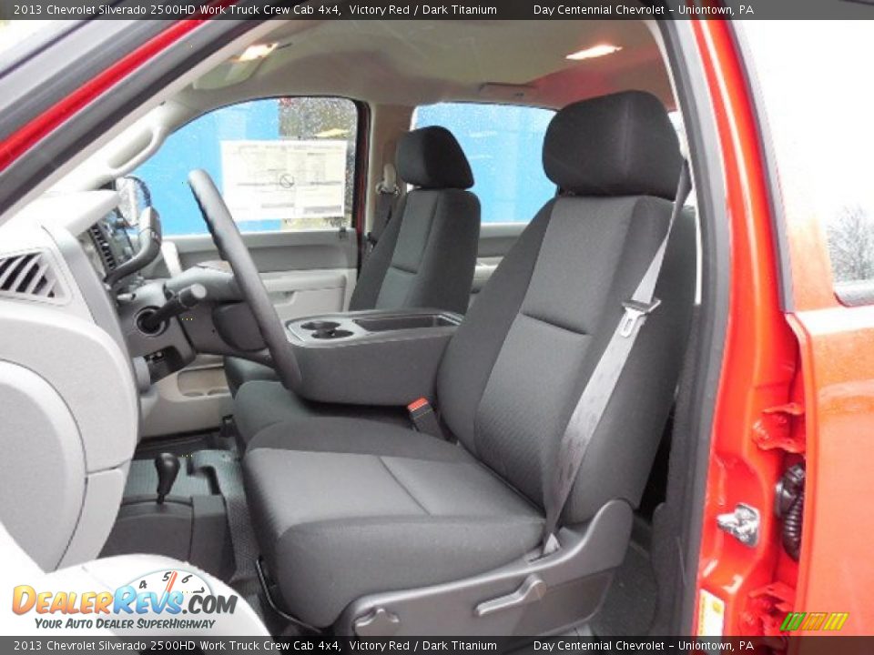 2013 Chevrolet Silverado 2500HD Work Truck Crew Cab 4x4 Victory Red / Dark Titanium Photo #13