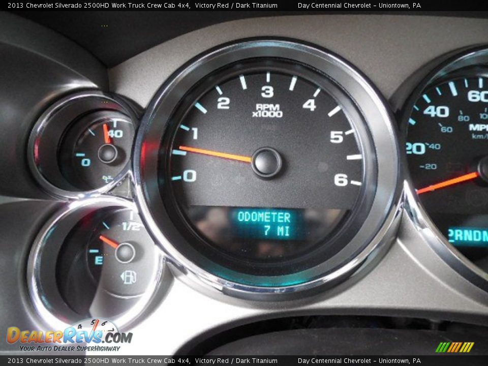 2013 Chevrolet Silverado 2500HD Work Truck Crew Cab 4x4 Victory Red / Dark Titanium Photo #20