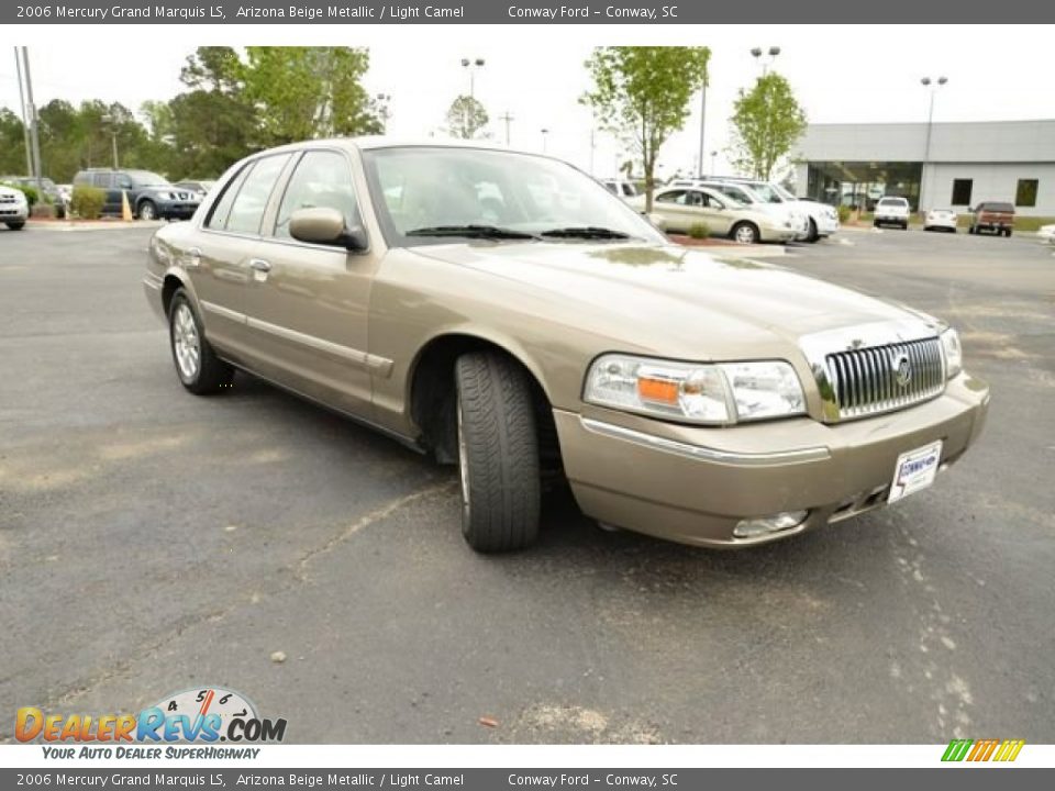 2006 Mercury Grand Marquis LS Arizona Beige Metallic / Light Camel Photo #3