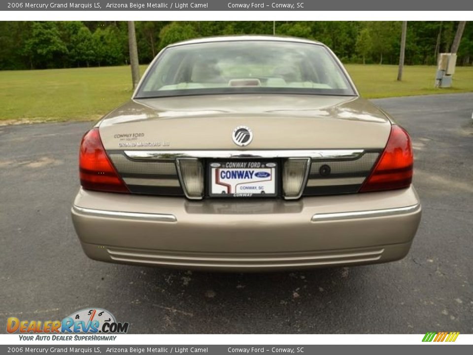 2006 Mercury Grand Marquis LS Arizona Beige Metallic / Light Camel Photo #6