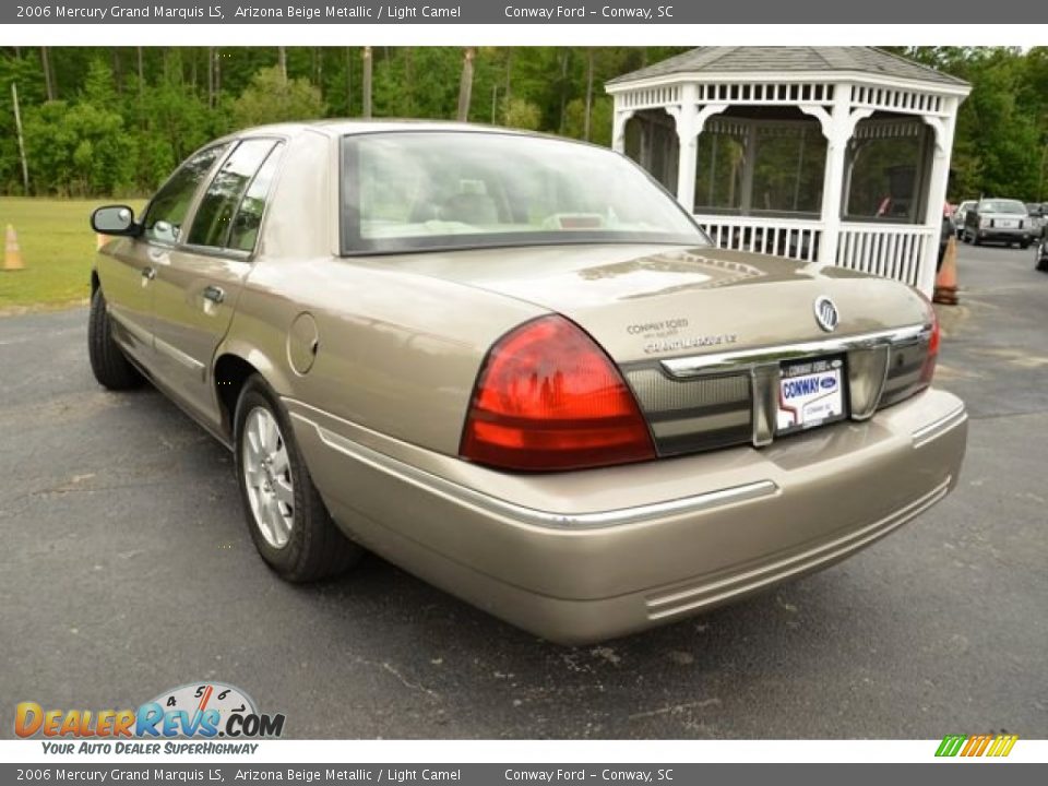 2006 Mercury Grand Marquis LS Arizona Beige Metallic / Light Camel Photo #7