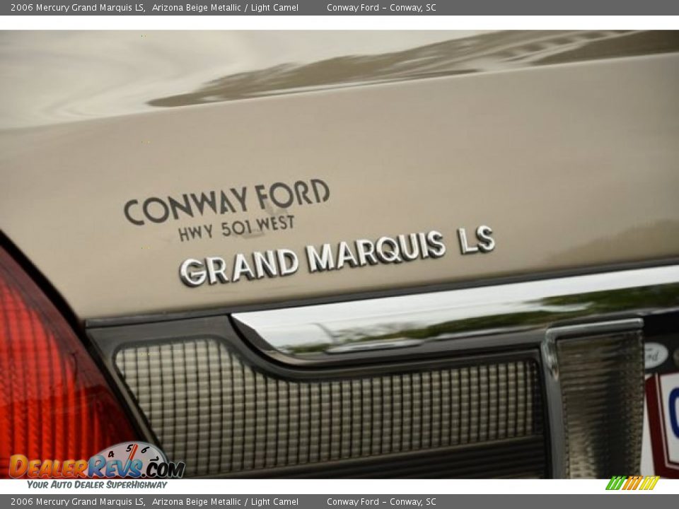 2006 Mercury Grand Marquis LS Arizona Beige Metallic / Light Camel Photo #8