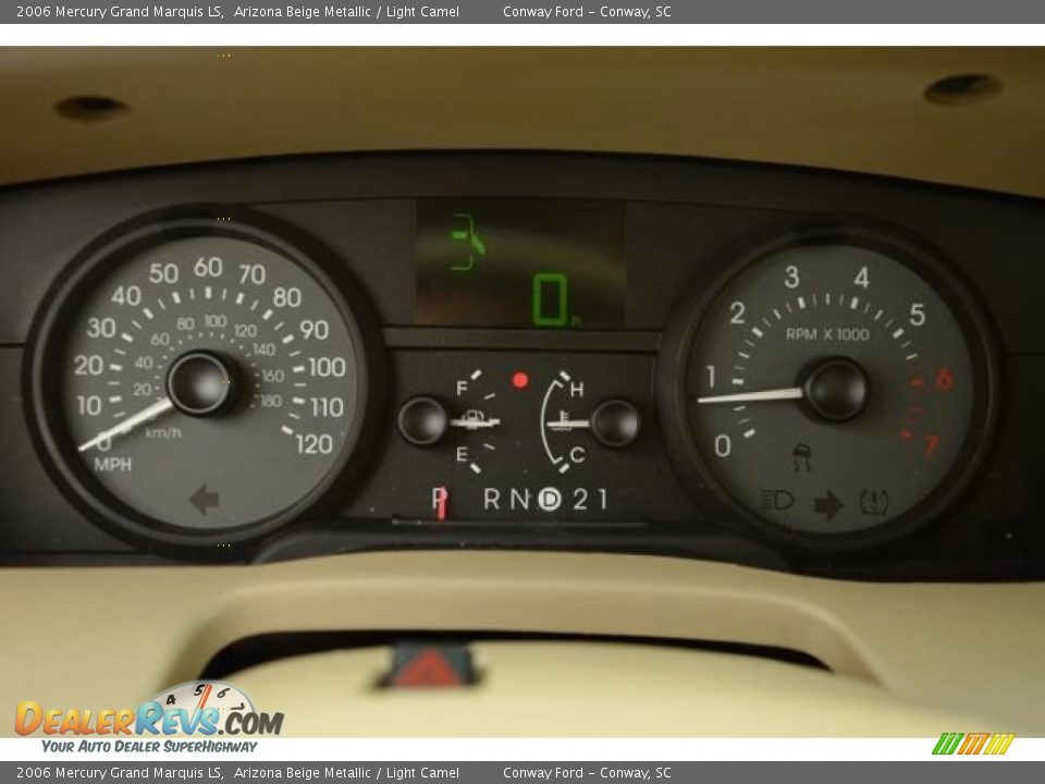 2006 Mercury Grand Marquis LS Gauges Photo #22